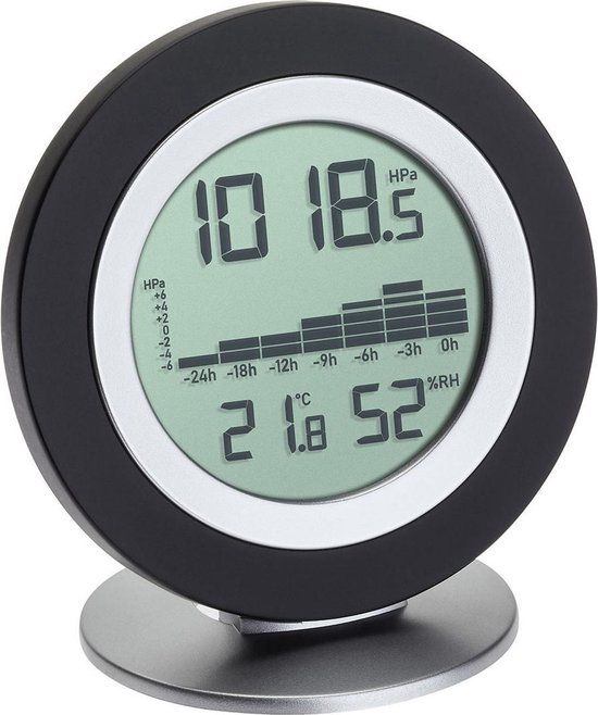 TFA-Dostmann Cosy Baro - Zwart - LCD - Batterij/Accu - Weerstation