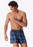 SCHIESSER Shorty pour homme - 2 pièces - Assorti 10 - À carreaux - 100% Coton - Taille L