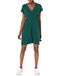 Amazon Essentials Dames surplice jurk (verkrijgbaar in grote maten), jadegroen, XXL