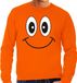 Bellatio Decorations Koningsdag sweater voor heren - Oranje - L