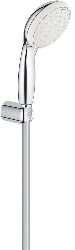 GROHE New Tempesta Hand Shower - Chrome - 10 cm - 2 Jets - with Holder - 125 cm Hose