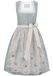 Bergfeuer STOCKERPOINT Dirndl 'Camilla' lichtbeige / smoky blue / offwhite
