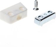 Dox vako Kastverbinder meubelverbinder met schroef 40x20mm | wit