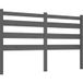 Tête de lit gris 186x4x100 cm bois massif de pin