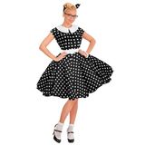 W WIDMANN MILANO Rock-'n-roll fashion jurk zwart