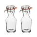 Bormioli Rocco Weck Glazen water karaffen met beugelsluiting dop - 2x - 500 ml - Sapkan/waterkan/schenkkan - Weckflessen/Weckfles