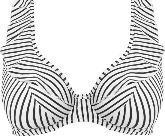 Freya Jewel Cove UW High Apex Bikini Top - Stripe Black - 80D