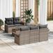 Maison Exclusive - Salon de jardin avec coussin 6 pcs Gris polyrotin