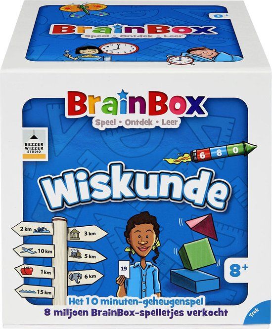 BrainBox Wiskunde - Bordspel - Bezzerwizzer - GBG110 - 8+ jaar