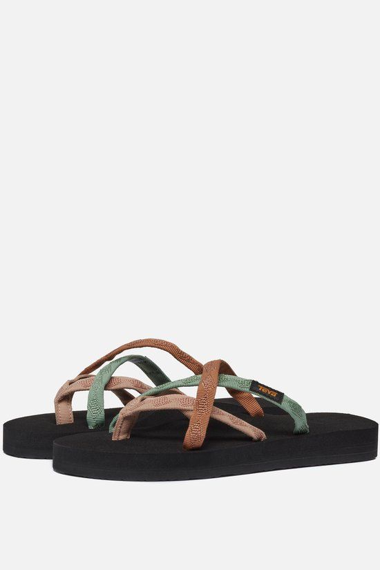 Teva W OLOWAHU MIXED B Dames Slippers - MAPLE SUGAR MULTI