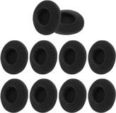 Merkloos / Sans marque Wan GmbH 10 x zwarte silicone oorkussens voor hoofdtelefoon 5.5 cm buitendiameter voor betere geluidsisolatie en comfort