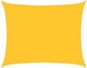 vidaXL Zonnezeil 160 g/m² rechthoekig 6x7 m HDPE geel