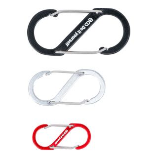 BGS Karabijnhaak-assortiment met dubbele opening - 3-dlg.