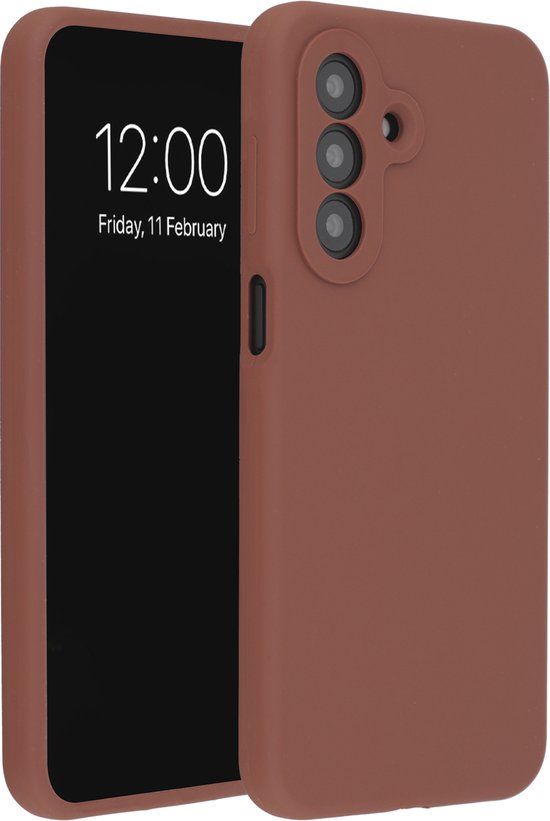 Accezz Hoesje - Geschikt voor Samsung Galaxy A27 (5G) - Liquid Silicone Backcover - New Tea Brown