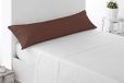 Miracle Home. Kussensloop van 100% geborstelde microvezel, aan beide kanten open, anti-pelling. 120X45. Bed 105. Bruin