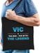 Shoppartners Bv Naam cadeau Tasje voor Vic - The man, The myth the Legend - coton - noir