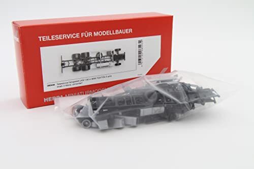 Herpa - onderdelen vrachtwagen chassis 7.82 m MAN TGX/TGS 3a, (2 stuks)