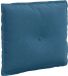vidaXL Rugkussen Blauw 50 x 45 cm Corduroy stof