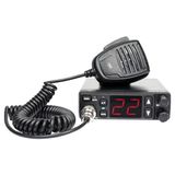 PNI Escort HP 5500 CB-radiostation, multistandaard, 4W, AM-FM, 12V/24V, ASQ, RF-versterking, sigarettenaansteker inbegrepen Black