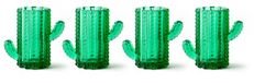 Excelsa Italiaans Design set van 4 likeurglazen in cactusvorm
