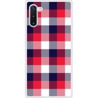 Samsung Bedrukt siliconen hoesje compatibel met Galaxy Note 10 Tartan Tricolor