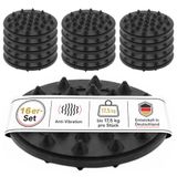 OEHLBACH Shock Absorber (16 stuks), resonantiedemper voor hifi/luidsprekers/subwoofer - elastisch zwart