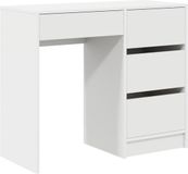 vidaXL Bureau Wit Bewerkt Hout 90 x 37.5 x 75 cm