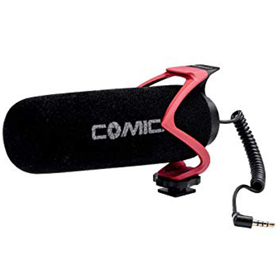 Comica Super-Cardioid Condenser LITE Video Microfoon Rood