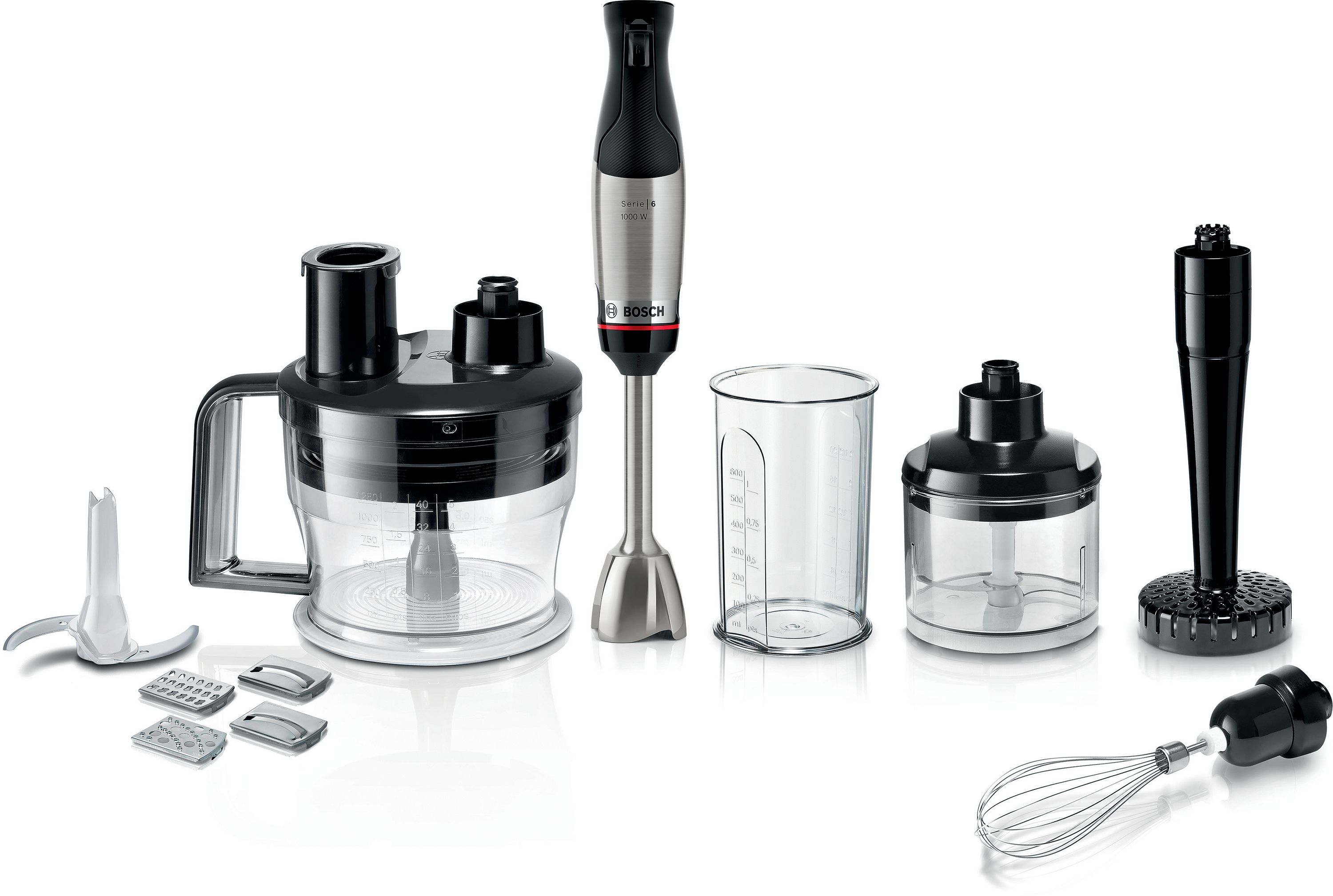 Bosch Serie 6 MSM6M673 - Cooking Blender - 1000W - Stainless Steel