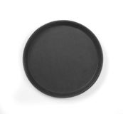 HENDI Dienblad, rond, met antislip rubberen oppervlak, verhoogde rand, schokbestendig, breukbestendig, stapelbaar, ø280x(H)22mm, glasvezel, zwart