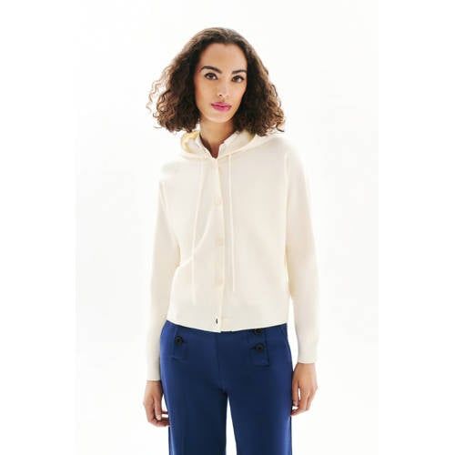 Caroll gebreid vest ecru