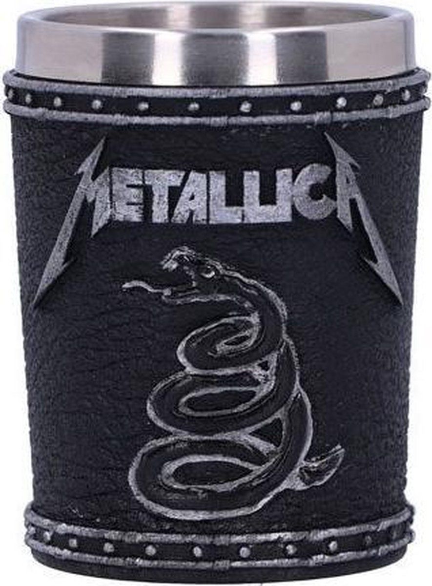 Nemesis Now - Metallica - The Black Album Shot Glass 7.5cm - 0801269139285