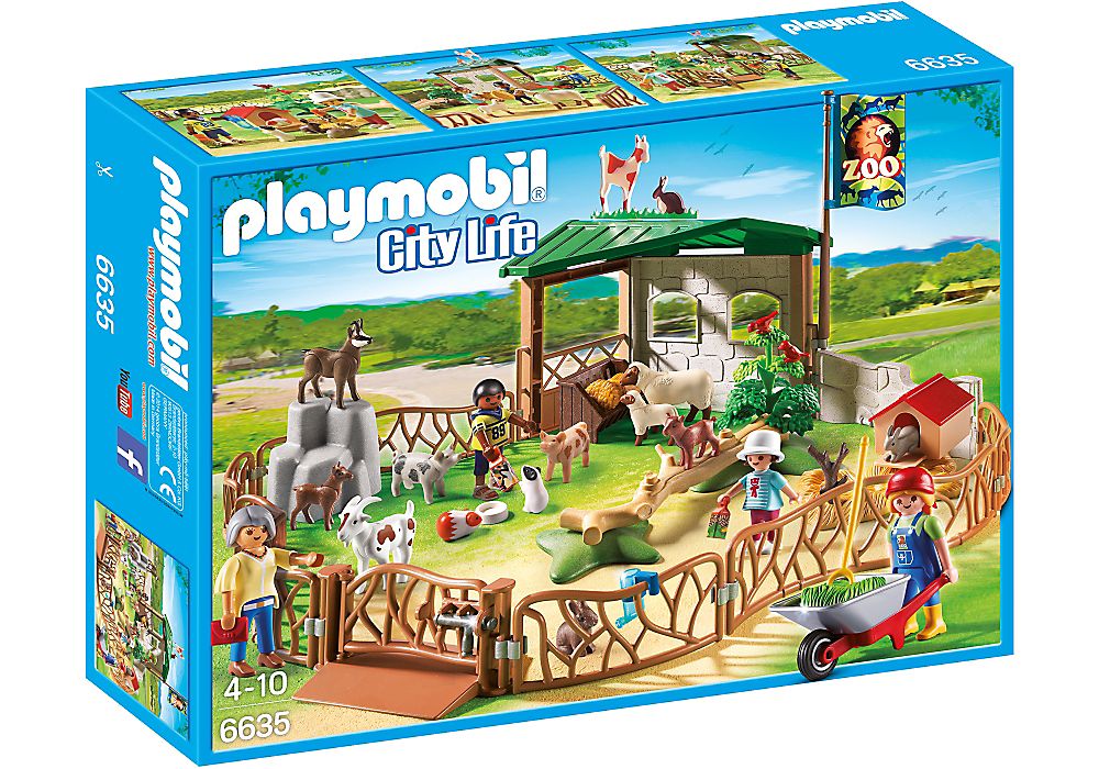 Playmobil City Life Grote Kinderboerderij 6635 - Dierentuin Speelset voor Kinderen vanaf 4 Jaar