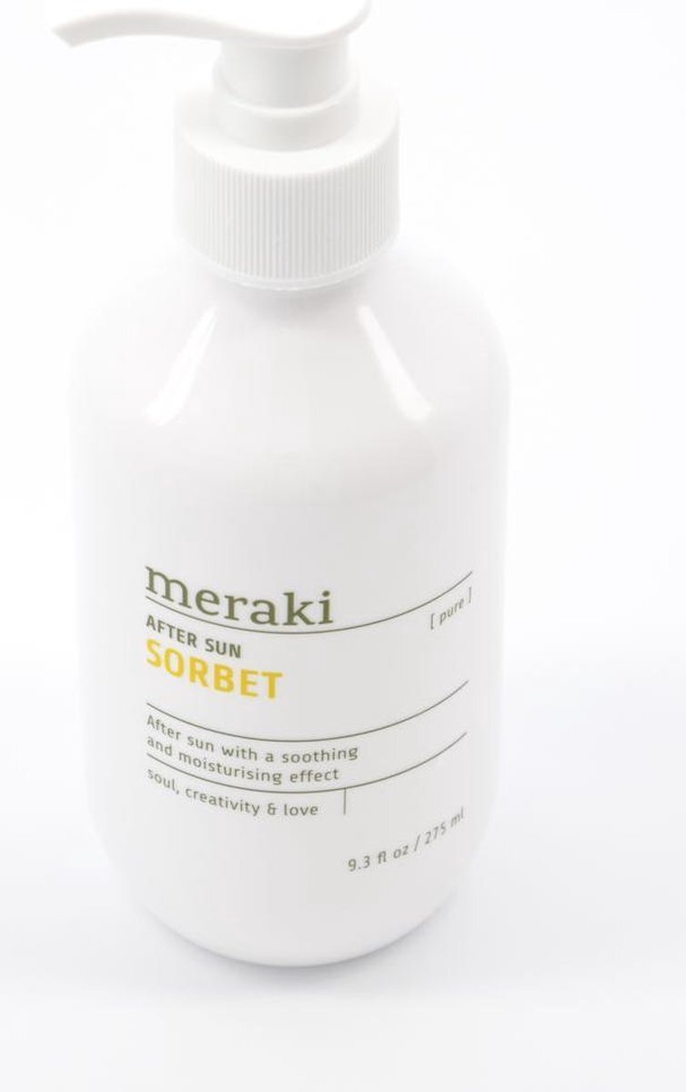 Meraki Pure After Sun sorbet - after sun lotion parfumvrij - voor kinderen en volwassenen 275ml