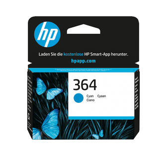 HP 364 Original Cyan Ink Cartridge