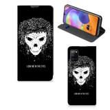 B2Ctelecom Mobiel BookCase Samsung Galaxy A31 Skull Hair