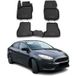 Omac Tapis De Sol Compatible Avec Ford Focus Mk3 2011-2018 Sur Mesure En Caoutchouc Noir