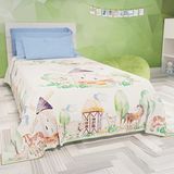 PETTI Artigiani Italiani - Sprei voor Frans bed, Design Party 02, 100% hypoallergeen, microvezel, 100% Made in Italy
