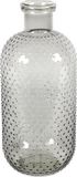 Countryfield Bloemenvaas Cactus Dots - grijs transparant - glas - 15 x 35 cm