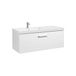Roca Unik 1100 Links 1 Lade Wit Glanzend (Victoria) Badkamermeubel
