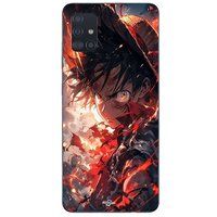Maniacase Samsung Galaxy A51 5G Hoesje One Piece Luffy Boos Manga Anime Kunst