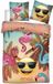 Carbotex Emoji Flamingo Dekbedovertrek Eenpersoons Polyester Multi 140 x 200 cm