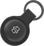 BOSS HUGO BOSS Key ring with AirTag holder Double B Saffiano Black Unisex