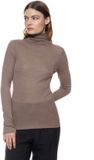 Mey Dames T-shirt Lange Mouwen Serie Wool Love Deep Taupe