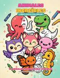 Animales Increíbles: Libro para Colorear con Datos Curiosos, Laberintos y Une los Puntos | 19 Animales Tiernos para Niños de 3 a 8 Años