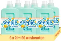 Seepje Wasmiddel Universeel - 126 wasbeurten - 6 x 945ML - Voordeelverpakking