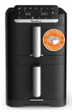 Moulinex EZ7568F0 Dubbele Heteluchtfriteuse 10L Zwart