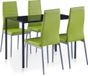 Maison Exclusive - Ensemble de salle à manger 5 pièces, vert