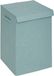 5Five Eureka sorteer wasmand - 74 liter - lichtblauw - 37 x 37 x 60 cm - MDF/Polyester stof - met afsluitklep