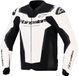 Alpinestars GP Force V2 Veste de moto en cuir - Taille 56 - Blanc/Noir